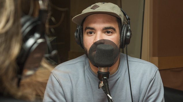 Alexandre Despaties au micro d'Isabelle Craig