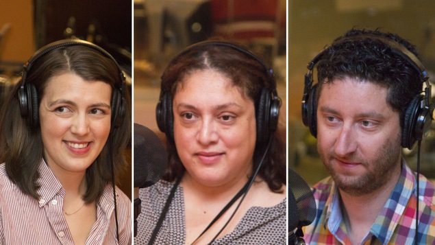 Amélie Arel-Dubeau, Liliana Mejia et Jean-Philippe Larose