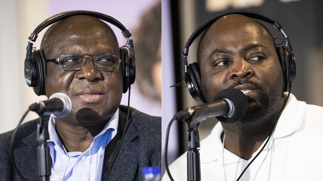 Yao Assogba et Mensah Hemedzo au Salon du livre de l'Outaouais 2019.