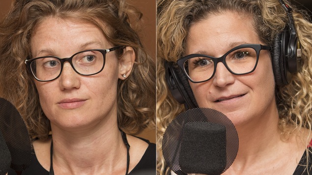 Emmanuelle Bernheim et Véronique Robert au micro de Catherine Perrin.