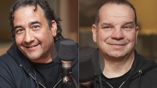 Dany Bisante et Eric Langevin au micro de Catherine Perrin.