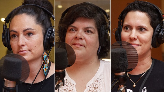 Kim O'Bomsawin, Mélissa Mollen Dupuis et Sonia Bonspille Boileau
