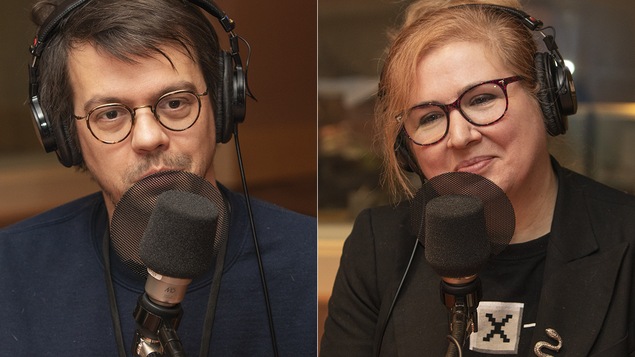 Guillaume Corbeil et Nadia Seraiocco.