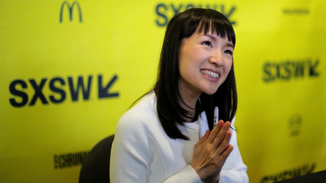 L'auteure japonaise Marie Kondo lors d'une séance de signatures au festival South By Southwest, au Texas.