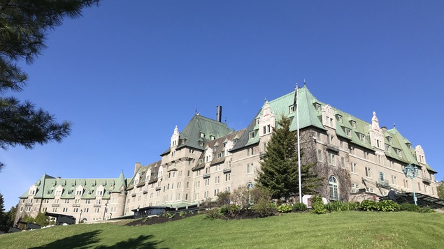 Vue du Manoir Richelieu à La Malbaie, dans la région de Charlevoix