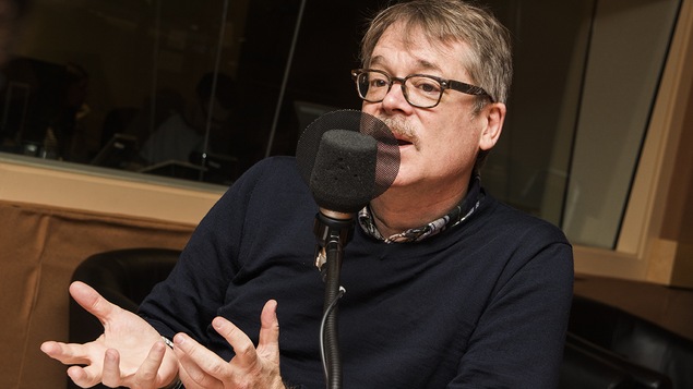 Martin Faucher au micro de Catherine Perrin