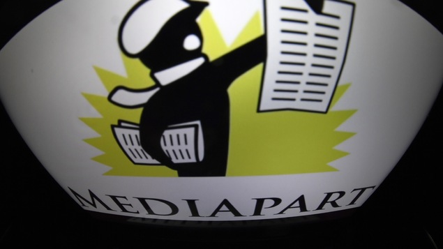 Entête du site français d'information Mediapart