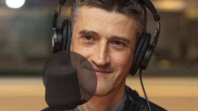 Jérôme Minière au micro de Catherine Perrin.