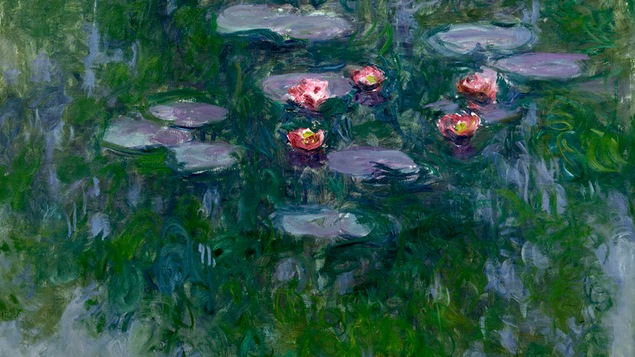 La toile <i>Nymphéas</i>, 1916–19 de Claude Monet, Musée Marmottan Monet, Paris