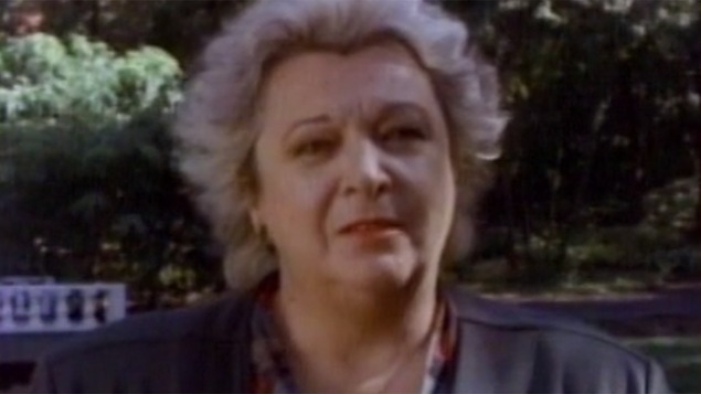 Lise Payette dans <i>Disparaître</i> en 1989.