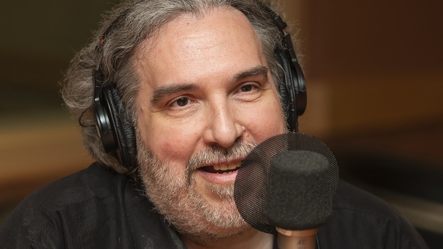 Georges Privet au micro de Catherine Perrin.