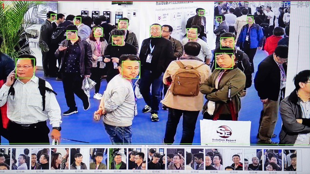 La reconnaissance faciale à l’œuvre en Chine.