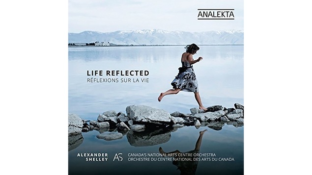 Pochette de l'album <i>Réflexions sur la vie</i> de l’Orchestre du Centre national des Arts du Canada sous la direction d’Alexander Shelley