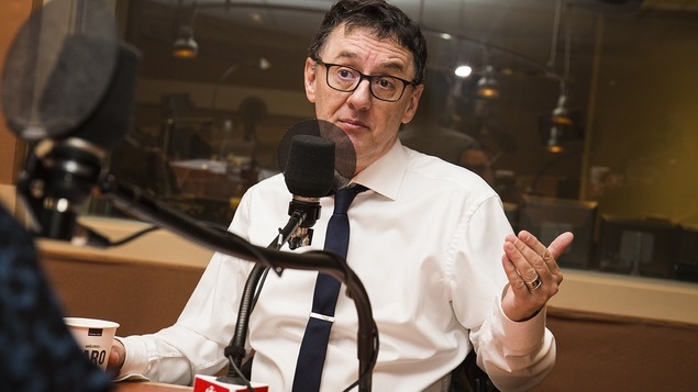 Le metteur en scène René Richard Cyr en studio