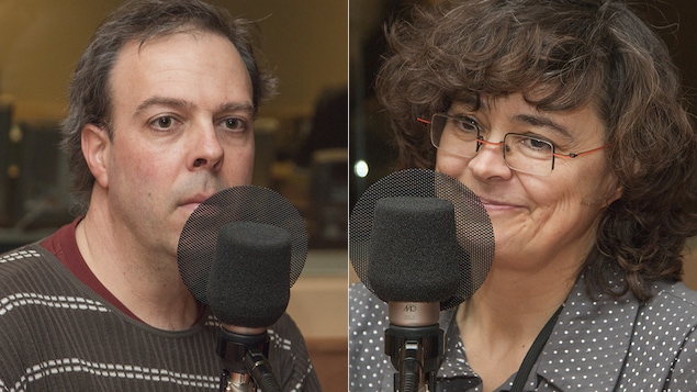 André Ristic et Véronique Lacroix au micro de Catherine Perrin.