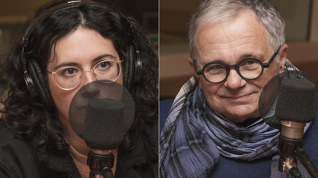 Alexandra et Jean-Jacques Stréliski au micro de Catherine Perrin.