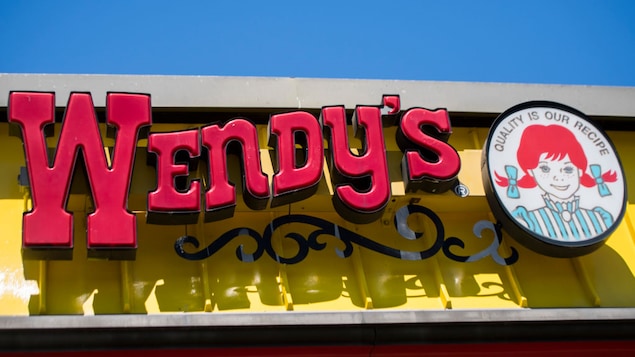 Enseigne d'un restaurant de la chaîne Wendy's