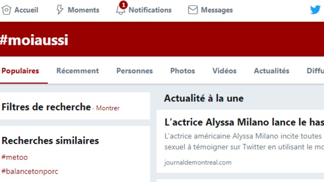 Capture d'image d'un compte Twitter qui montre le mot clic moiaussi