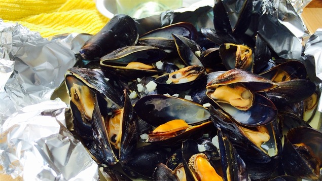 Moules en papillote