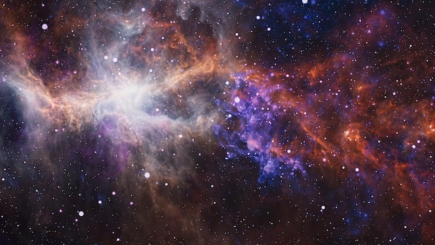 Des étoiles et planètes forment des regroupements.