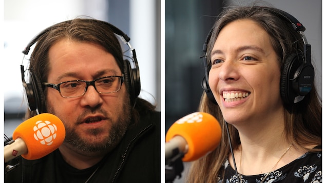Patrick Isabelle et Valérie Harvey, en studio