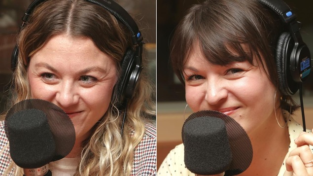 Montage de deux photos de Stéphanie et Mélanie Boulay