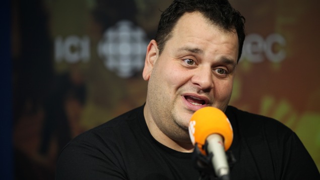 Philippe Laprise, en studio