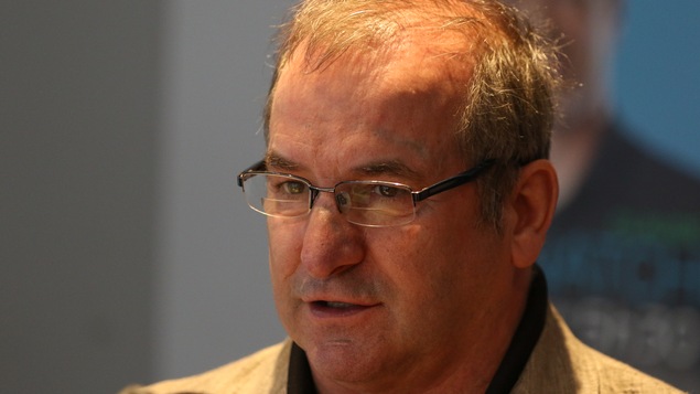 Photo de Pierre Daigle, en studio