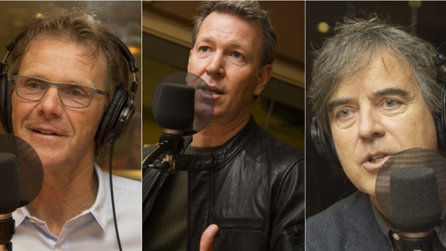 Pierre Lavoie, Ricardo Larrivée et Pierre Thibault