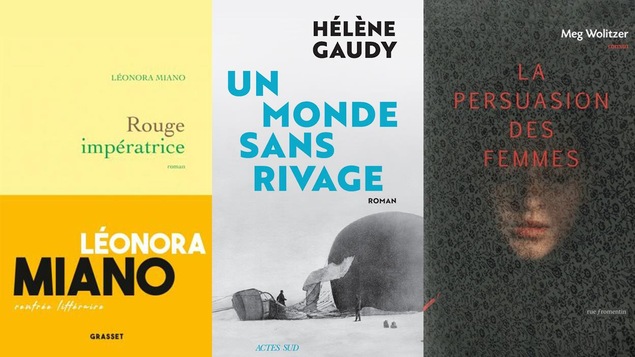 Trois couvertures de livres.