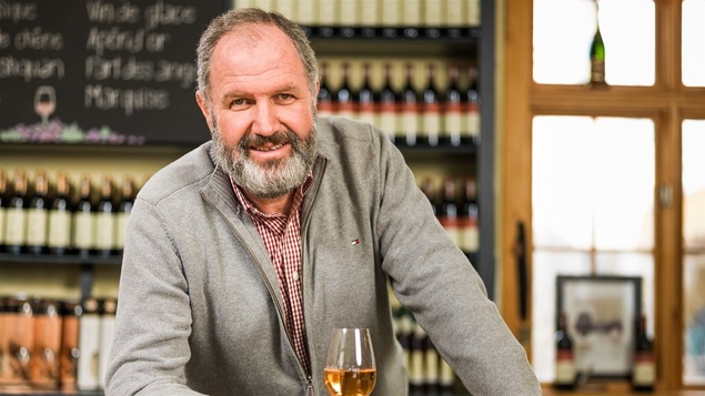 Charles-Henri de Coussergues, fondateur du vignoble L'Orpailleur, ouvert en 1981