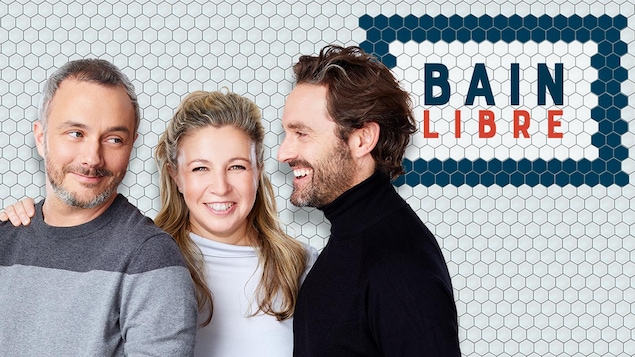 Vincent Bolduc, Jessica Barker et Guillaume Lemay-Thivierge.