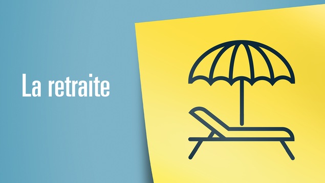 Image représentant la retraite: une chaise longue avec un parasol de plage