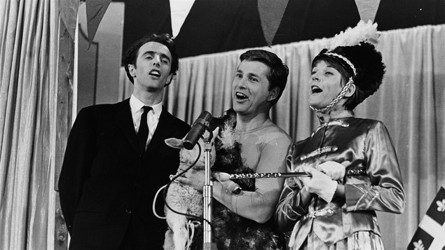 Gilles Vigneaut, Hervé Brousseau et Clémence Desrochers en 1963