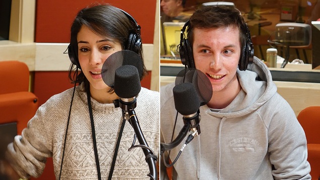 Nathalie Doummar et Pier-Luc Funk racontent quelques anecdotes de voyage au micro d'Alex Fredo.