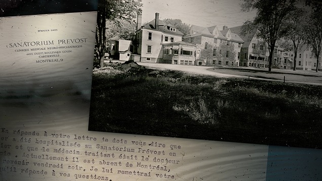 Photo d'archives du sanatorium Prévost, à Montréal