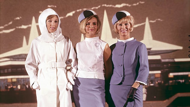 Les uniformes des hôtesses de l'Expo 67, signés Michel Robichaud