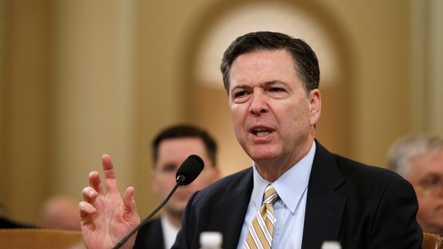 James Comey lors des audiences de la Commission du renseignement de la Chambre des représentants