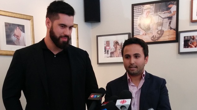 Laurent Duvernay-Tardif et Sasha Ghavami