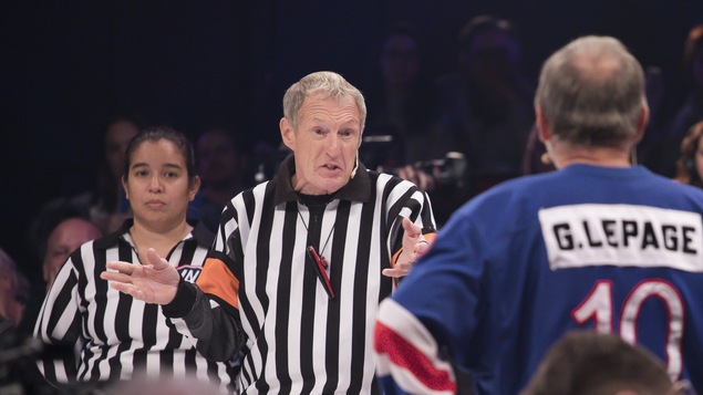 L'arbitre Yvan Ponton