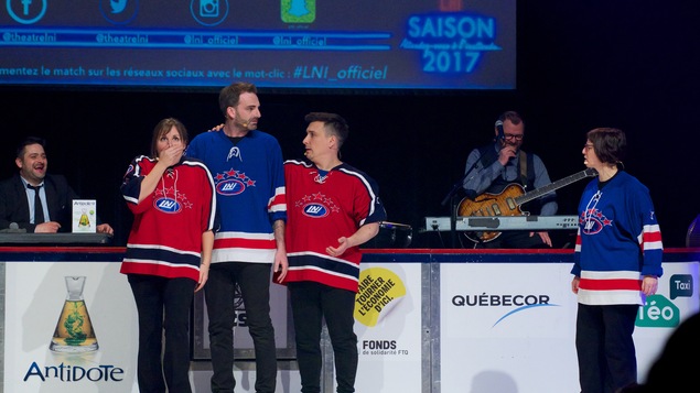 Marie-Ève Morency, Mathieu Lepage, Frédéric Barbusci et Sophie Caron