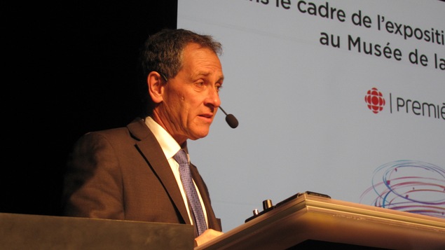 Le directeur de l'information de Radio-Canada, Michel Cormier