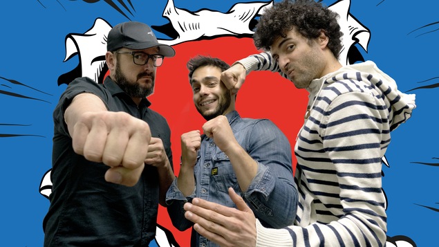 Les comédiens Rémi-Pierre Paquin et Pierre-Paul Alain sont les invités d'Alex Fredo dans le ring des <i>Petites anecdotes</i>.