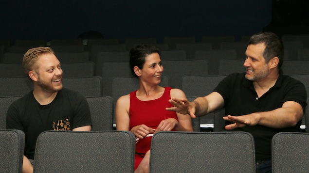 Guillaume Lambert, Helen Faradji et Émile Gaudreault