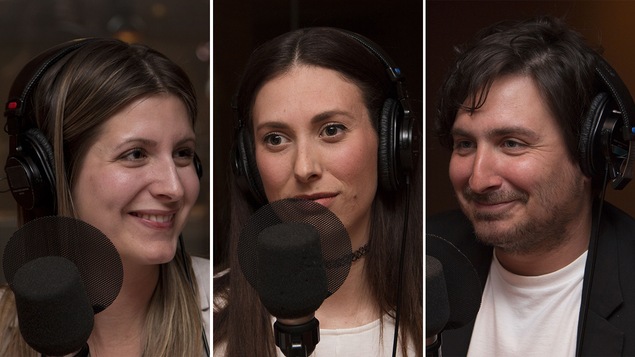 Fannie Carrier Emond, Julie Taillon et Félix-Antoine Michaud.