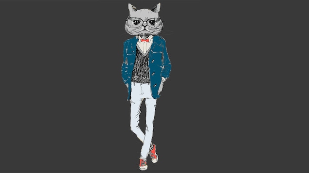 L'illustration d'un corps humain à tête d'animal.