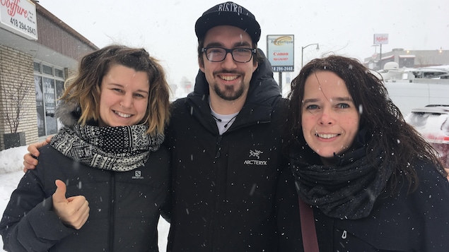 Roxanne Gauthier, Chantal Chénard et Alexandre Verreault