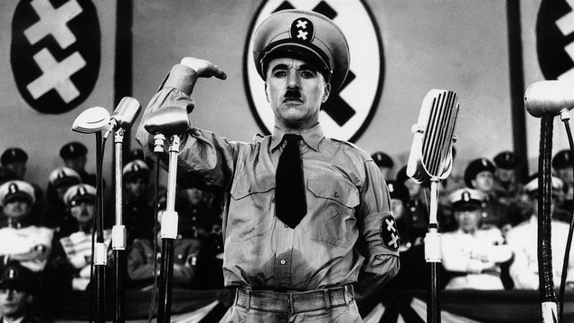 La représentation d’Adolf Hitler dans le film Le dictateur de Charlie Chaplin.