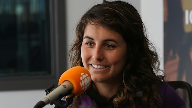Sarah Gauthier, en studio