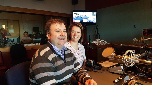 Simon Brisson, président des Éditions Nordiques et Karine Therrien, nouvelle éditrice du journal Le Nord-Côtier